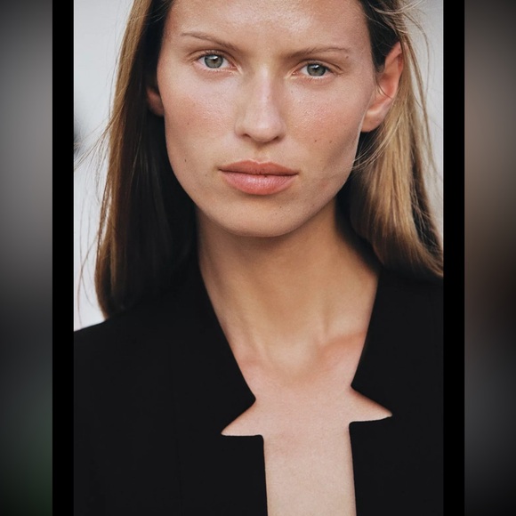 Zara inverted lapel blazer - Picture 3 of 8